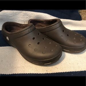 Brown CROCS